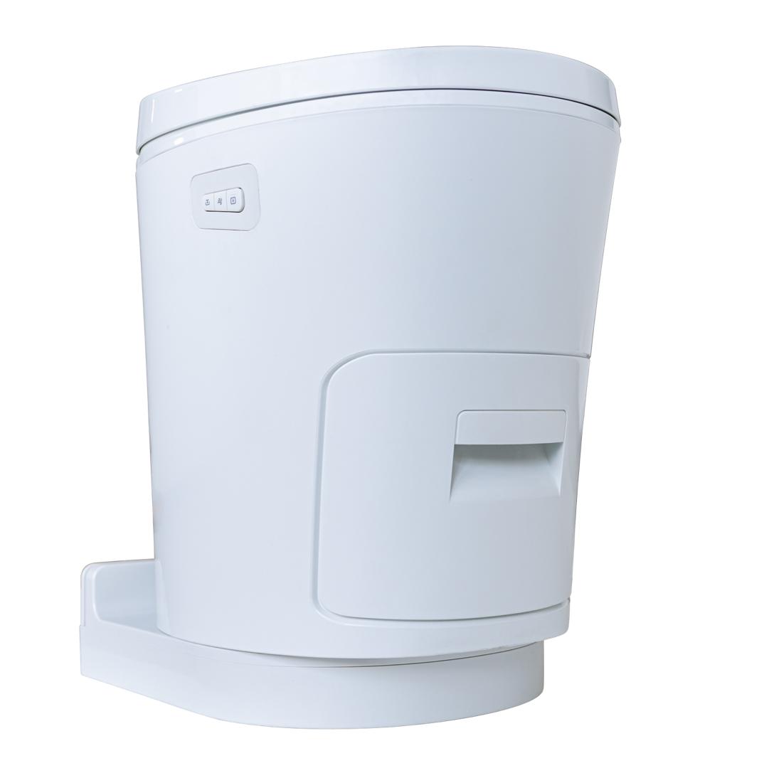 Inodoro con bolsa soldada hermética - para autocaravana y furgonetas - 12 V