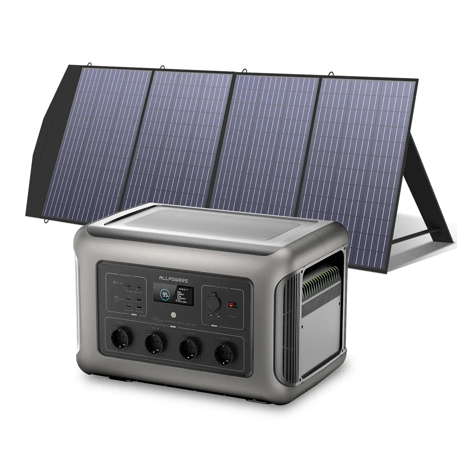 ALLPOWERS Générateur Solaire 3500W (R3500 + SP033 200W Panneau Solaire) - Vanlife - Store