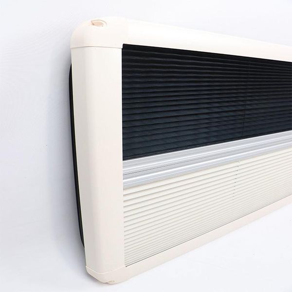 Baie projetable / fenetre camping car - avec store et moustiquaire - double vitrage acrylique (VASP 43 - R) - Vanlife - Store