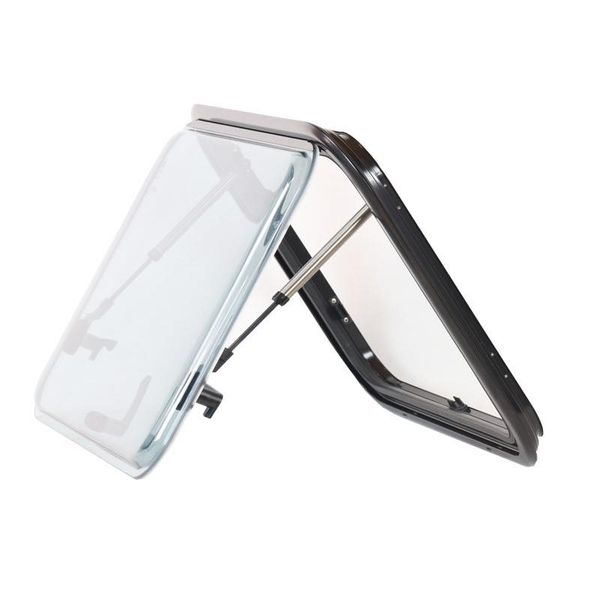 Baie / fenetre pour camping car et van aménagé - double vitrage acrylique (VASP 43 - R) à teinte claire - Vanlife - Store