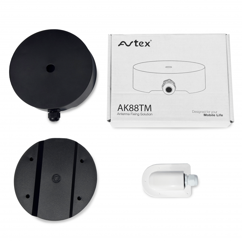 Base de fixation pour Antenne 5G AVTEX : fourgon - Vanlife - Store