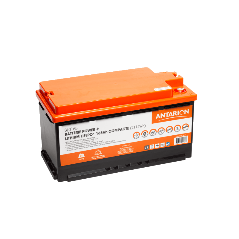 Batterie Lithium 165Ah POWER + ANTARION connectée - Vanlife - Store