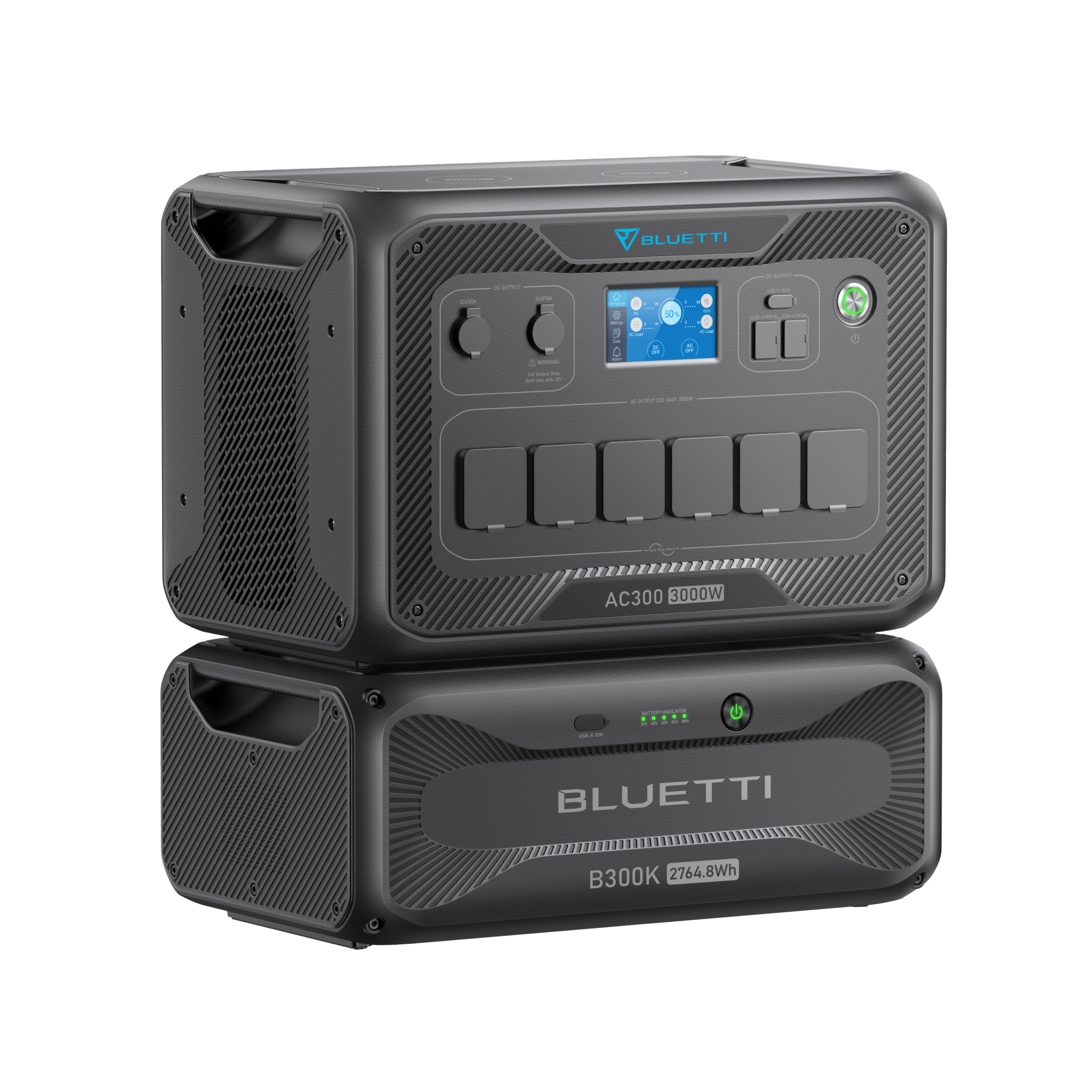 BLUETTI AC300 + B300K Batterie de secours domestique | 3 000 W / 2 764,8 Wh - Vanlife - Store