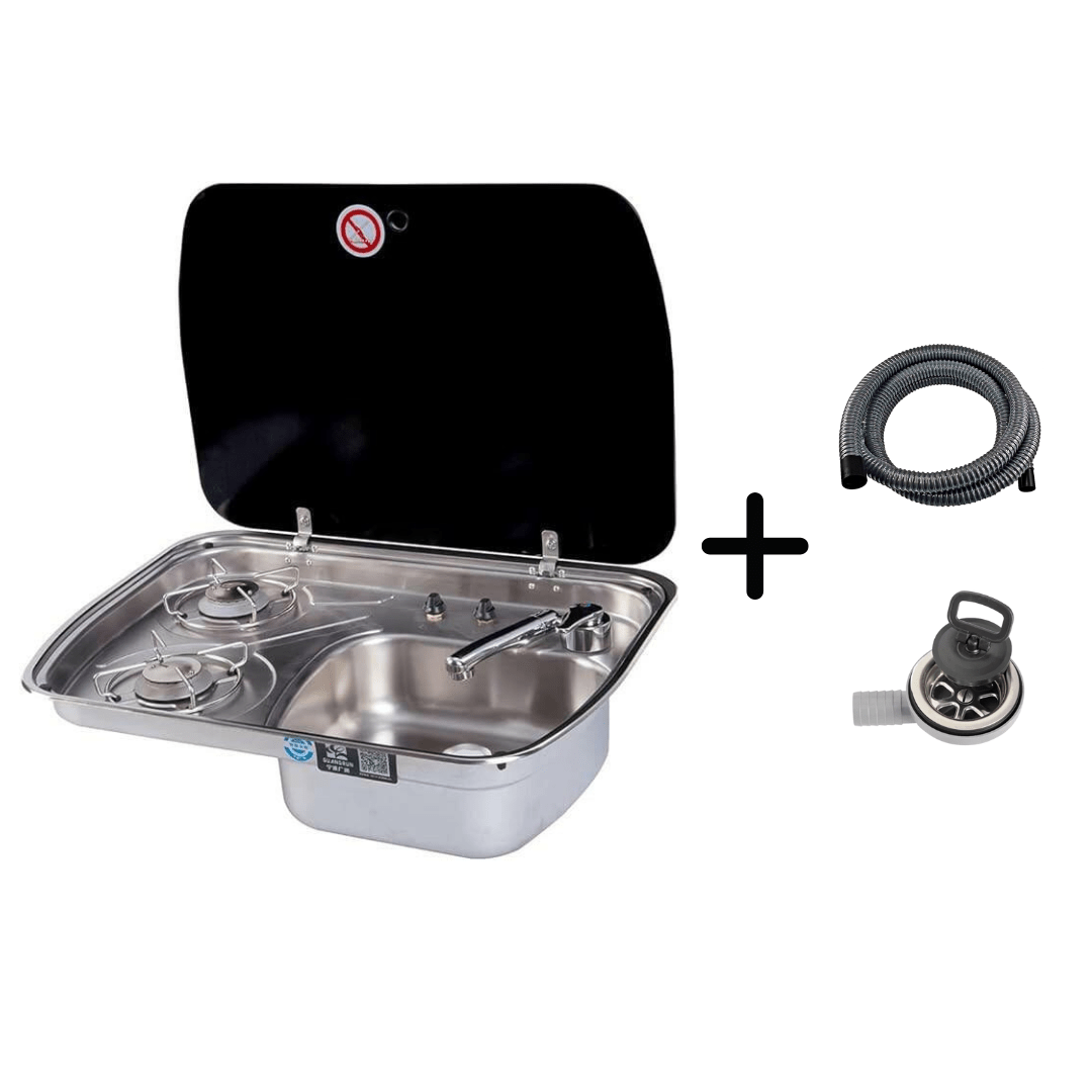 Evier Inox - Combiné 2 feux - Vanlife - Store