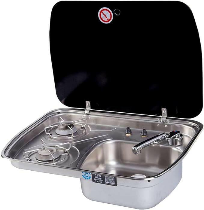 Evier Inox - Combiné 2 feux - Vanlife - Store