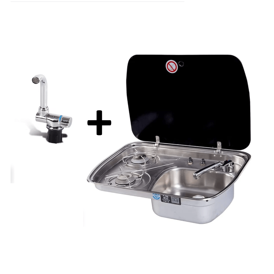 Evier Inox - Combiné 2 feux - Vanlife - Store
