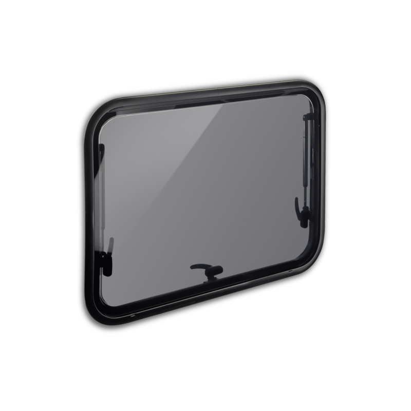 Fenêtre et baie pour camping car et vans aménagés - Baie projetable en double vitrage acrylique - Vanlife - Store