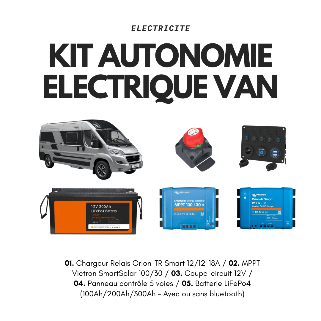 Kit Autonomie électricité - Van Aménagé et camping - car - Simple bundle - Vanlife - Store