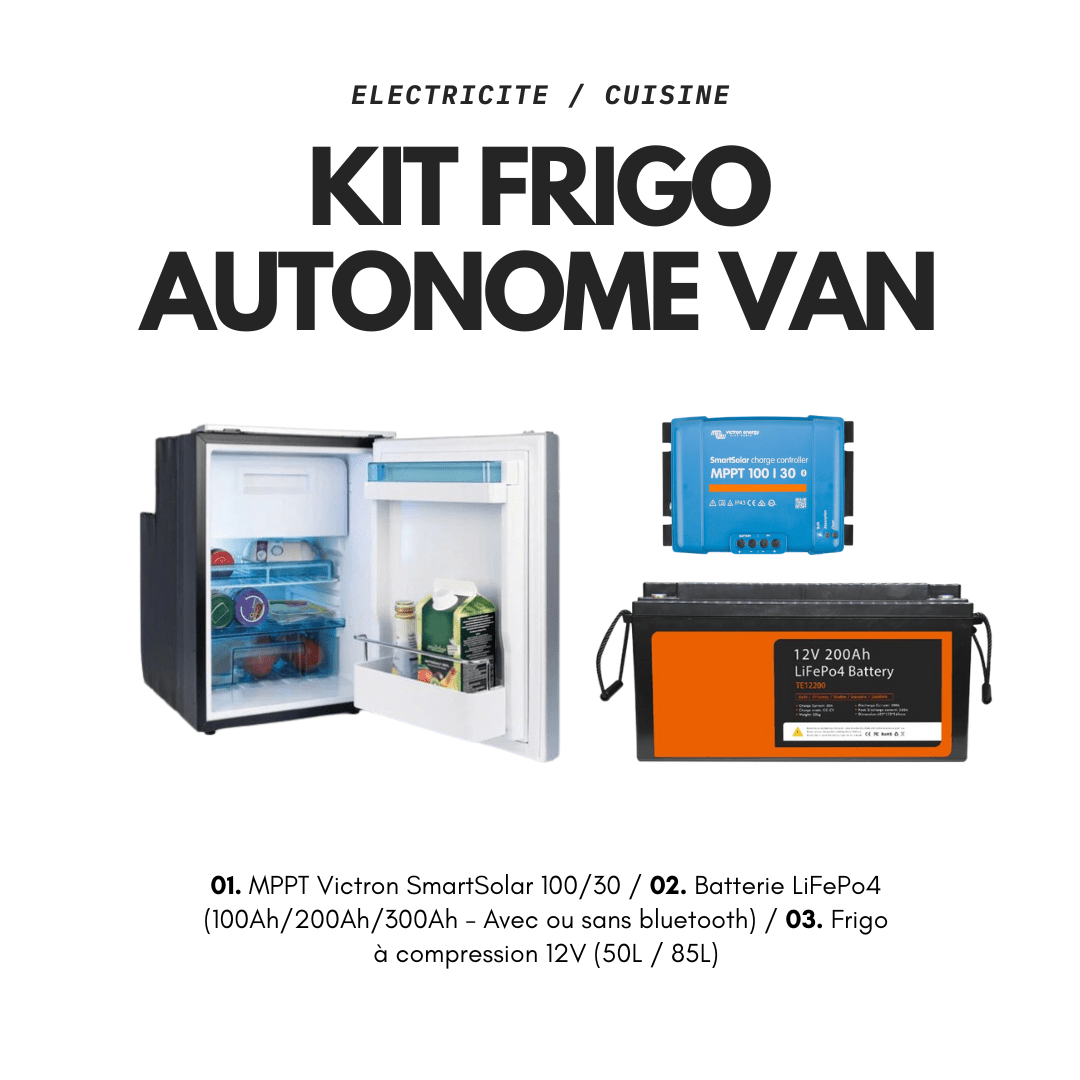Pack autonomie - Frigo camping car à compression 12V - Vanlife - Store