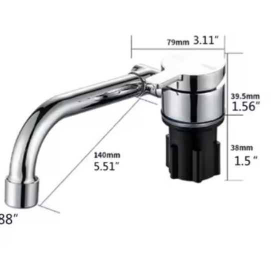 Robinet pliant en Inox pour évier à Gaz - Vanlife - Store