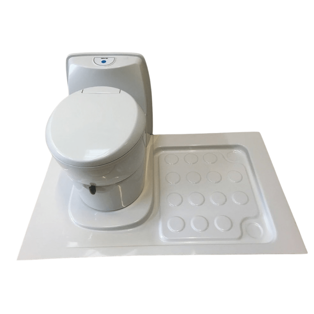 Toilettes - cassette rotatives pour Camping car avec chasse 12V - Vanlife - Store