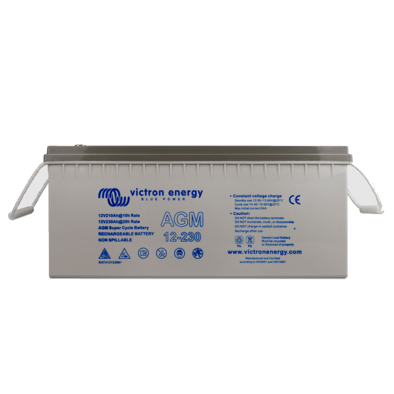 12V/230Ah AGM Super Cycle Batt. (M8) - Vanlife - Store