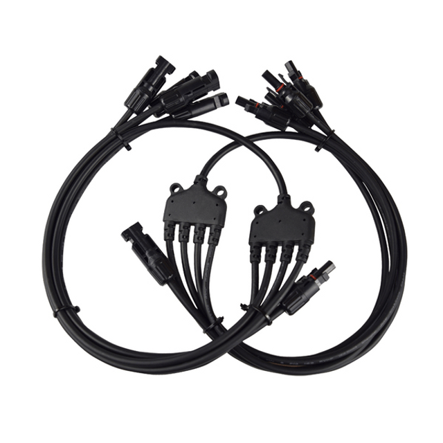 4 to 1 Solar Y Branch Connectors MFFFF + FMMMM Pair - Vanlife - Store
