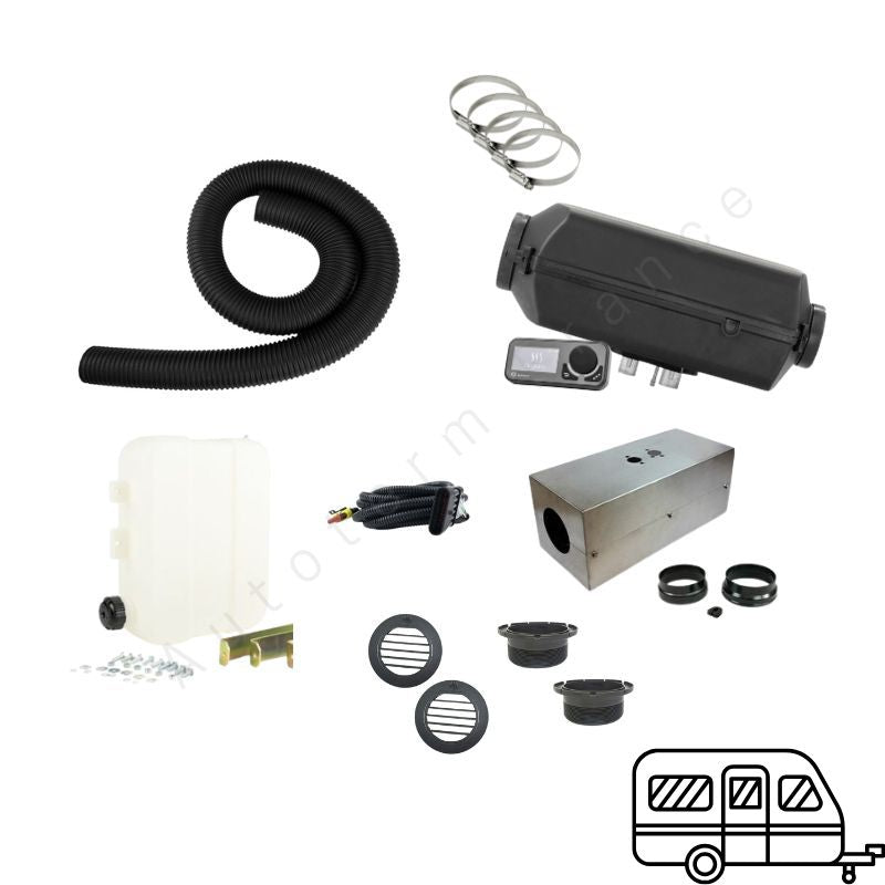 Kit Chauffage complet Caravane 4D - montage extérieur