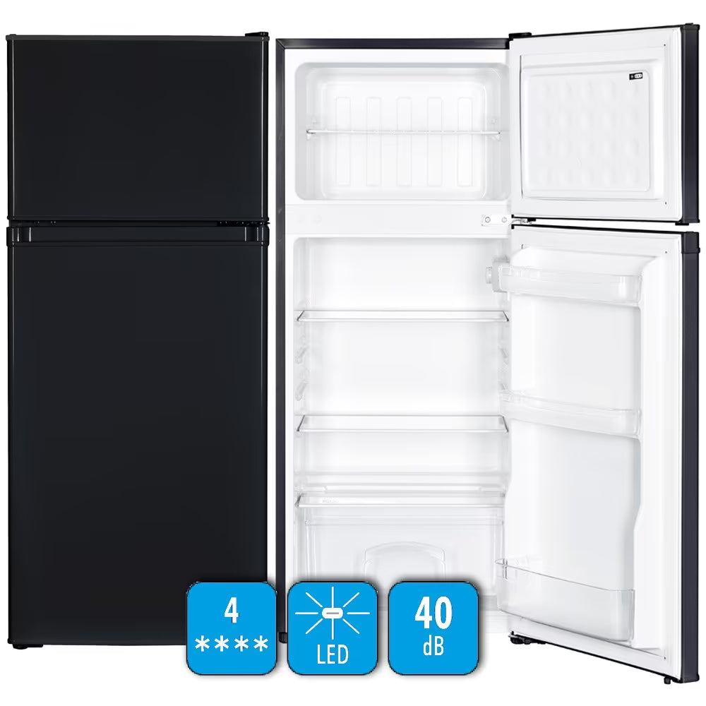 Lednička 127 l s mrazicím oddílem – 12/24V DC, možnost 230V – Rozměry 111 × 47,5 × 53 cm