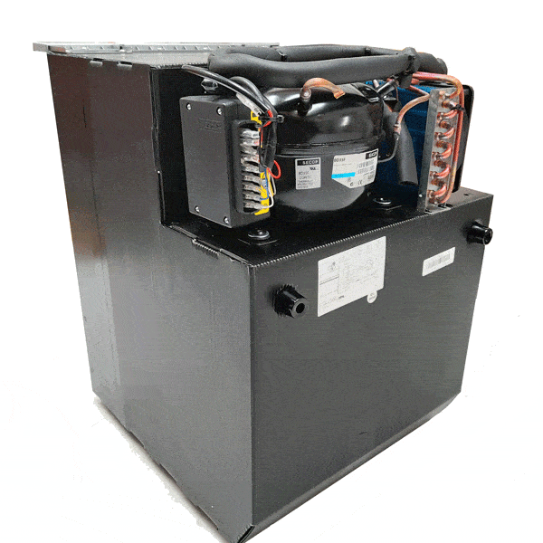 Frigo à compression 12/24v - 50L - LxHxP : 38x53x49 cm (40W)