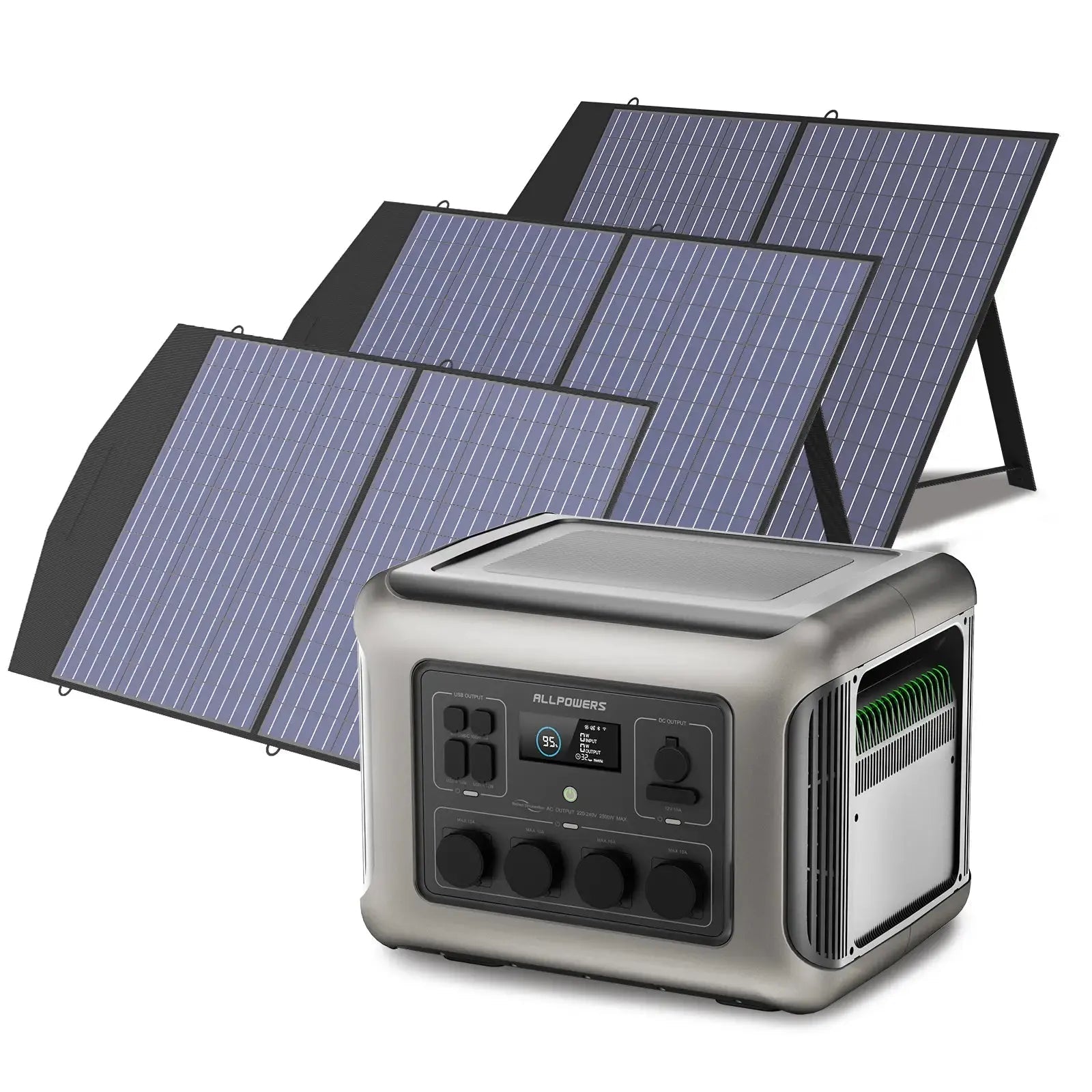 ALLPOWER Générateur Solaire 2500W (R2500 + SP027 Panneau Solaire 100W) - Vanlife - Store