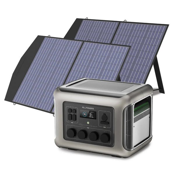 ALLPOWER Générateur Solaire 2500W (R2500 + SP027 Panneau Solaire 100W) - Vanlife - Store