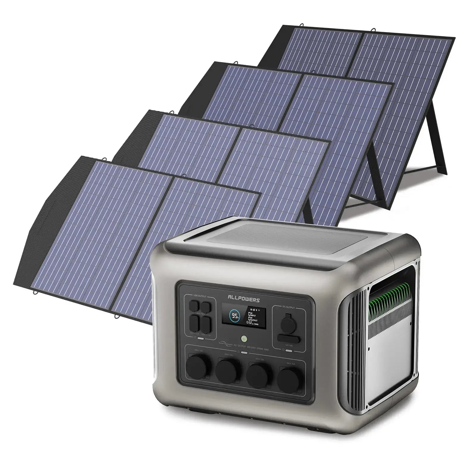 ALLPOWER Générateur Solaire 2500W (R2500 + SP027 Panneau Solaire 100W) - Vanlife - Store