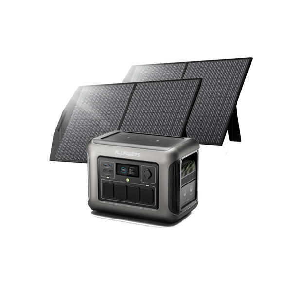 ALLPOWERS 1800W Générateur Solaire R1500 avec 2pcs PV100W - Vanlife - Store
