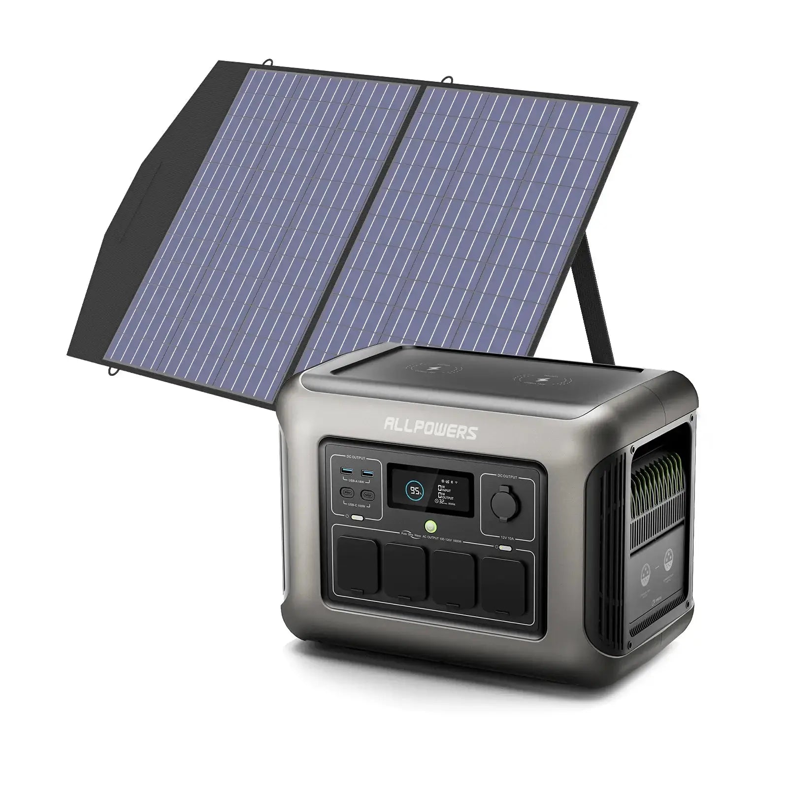 ALLPOWERS 1800W Générateur Solaire R1500 avec PV100W - Vanlife - Store