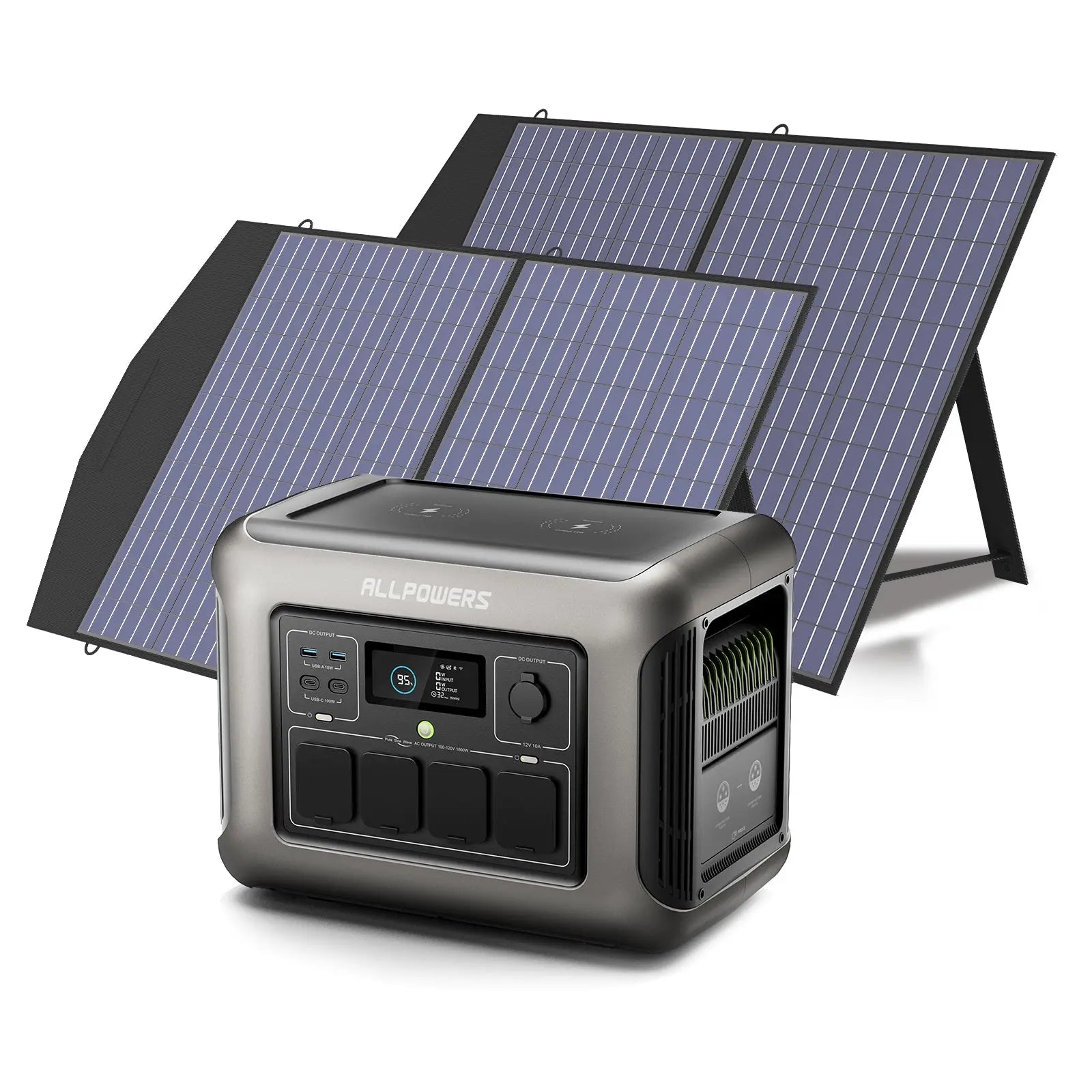ALLPOWERS 1800W Générateur Solaire R1500 avec PV100W - Vanlife - Store