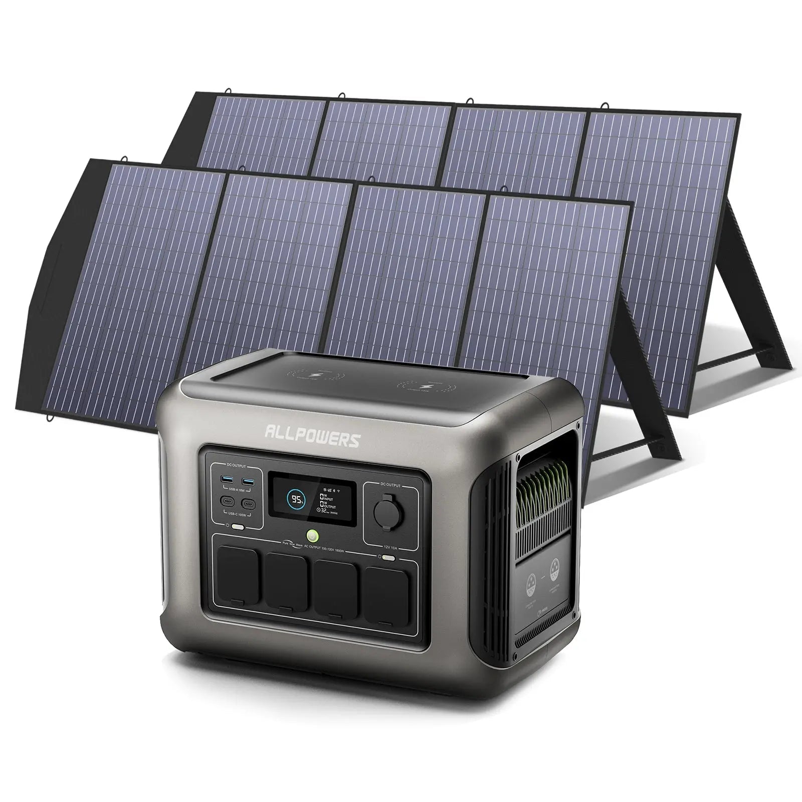 ALLPOWERS 1800W Générateur Solaire R1500 avec PV200W - Vanlife - Store