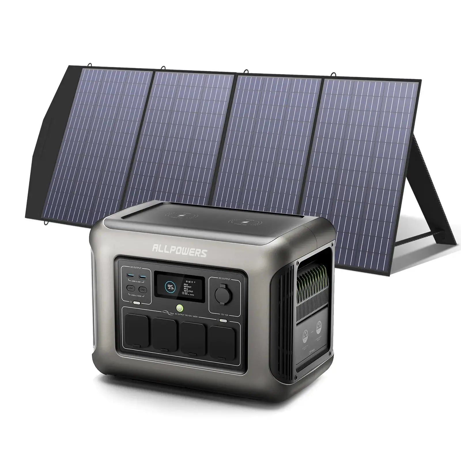 ALLPOWERS 1800W Générateur Solaire R1500 avec PV200W - Vanlife - Store