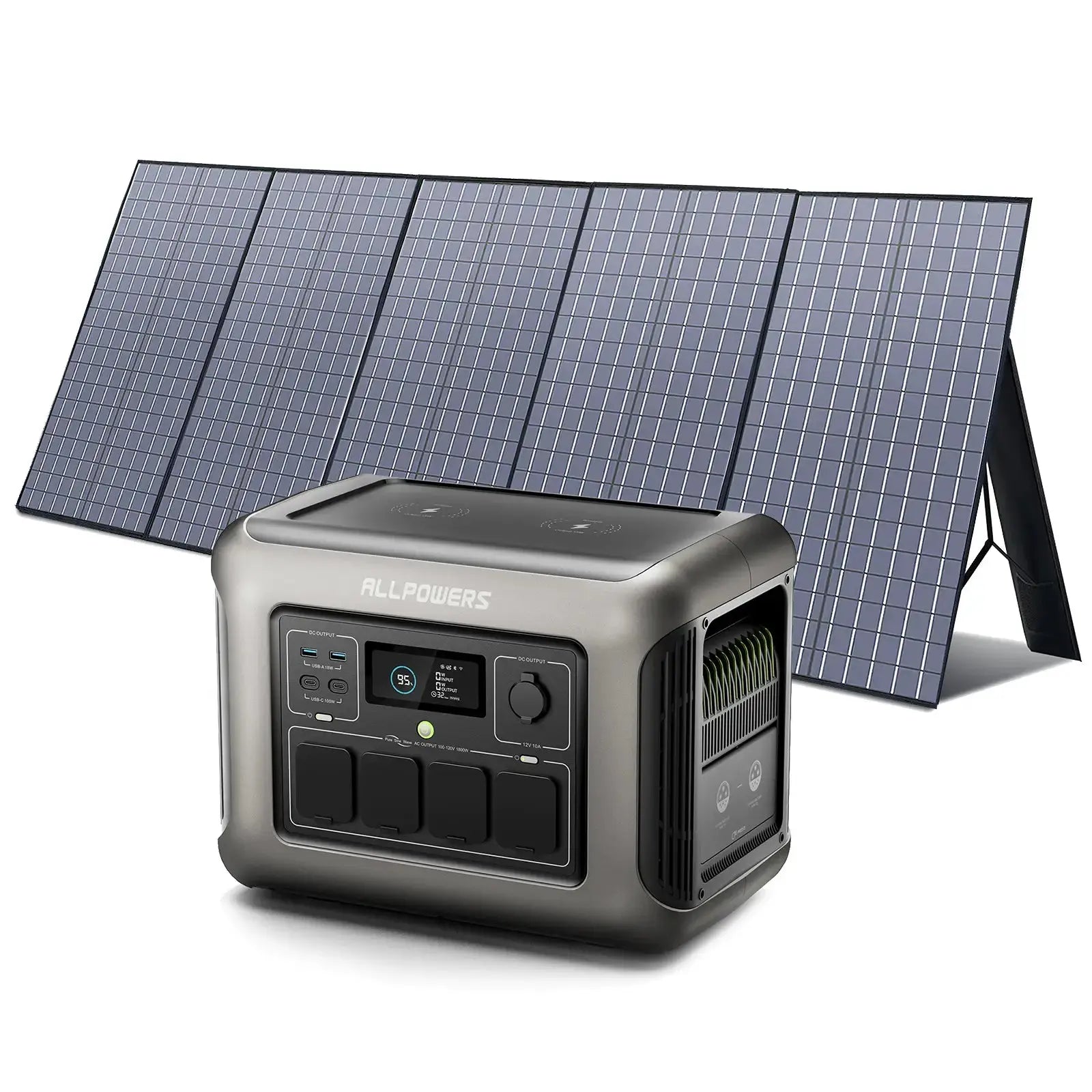ALLPOWERS 1800W Générateur Solaire R1500 avec PV400W - Vanlife - Store