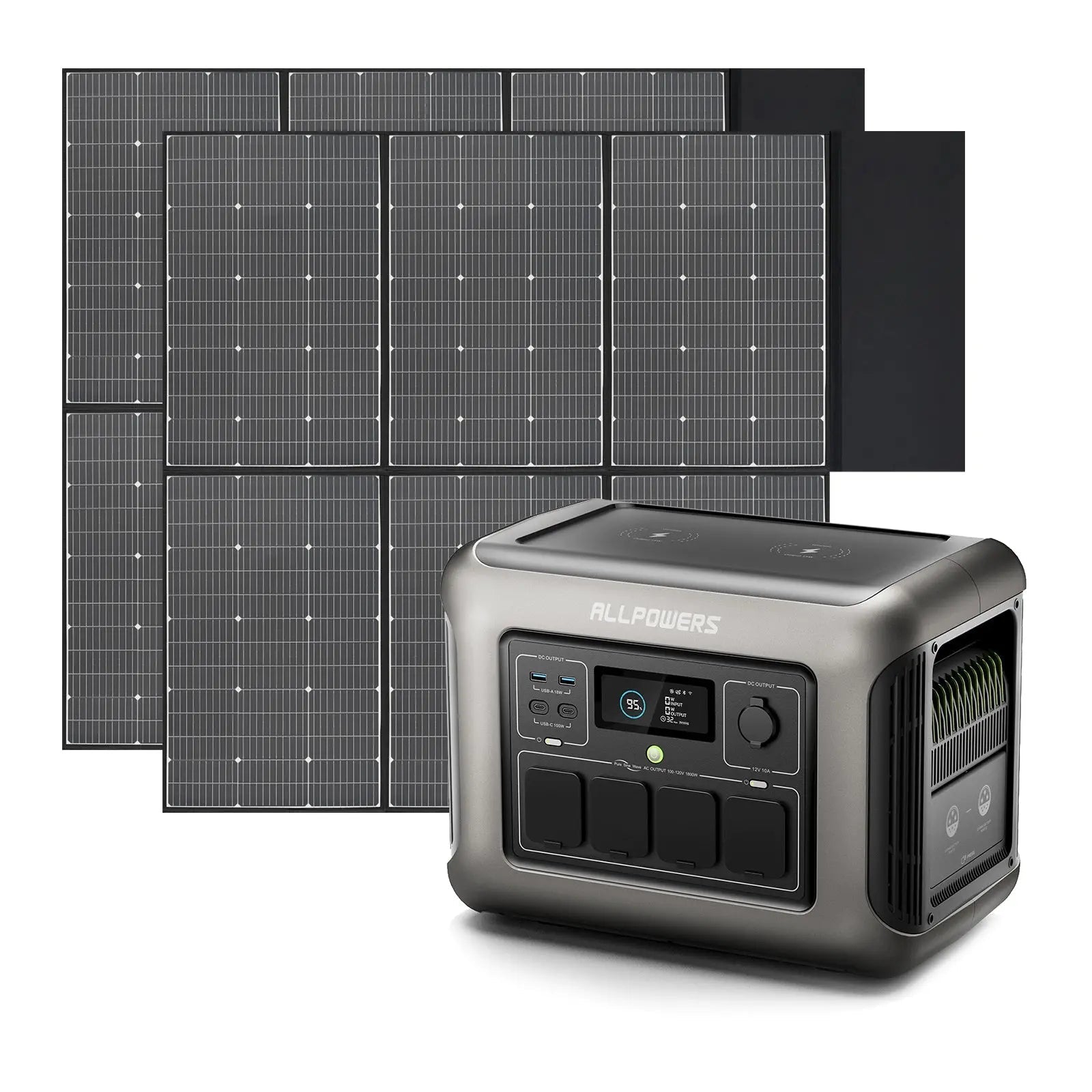 ALLPOWERS 1800W Générateur Solaire R1500 avec PV600W - Vanlife - Store