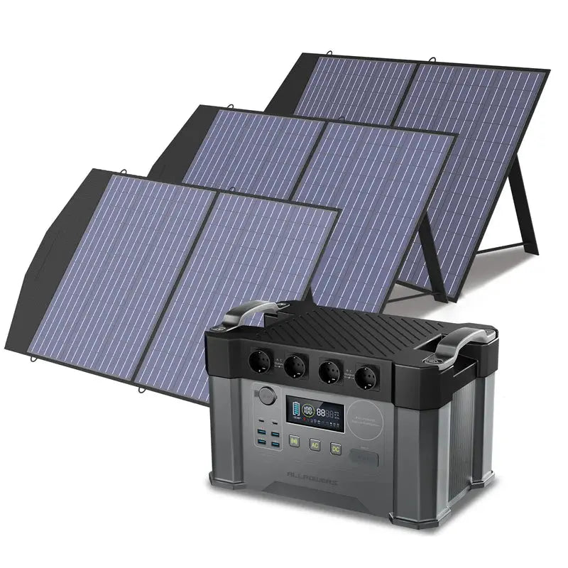 ALLPOWERS 2400W Générateur Solaire S2000 Pro avec PV 100W - Vanlife - Store