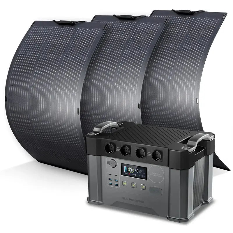 ALLPOWERS 2400W Générateur Solaire S2000 Pro avec PV 100W - Vanlife - Store