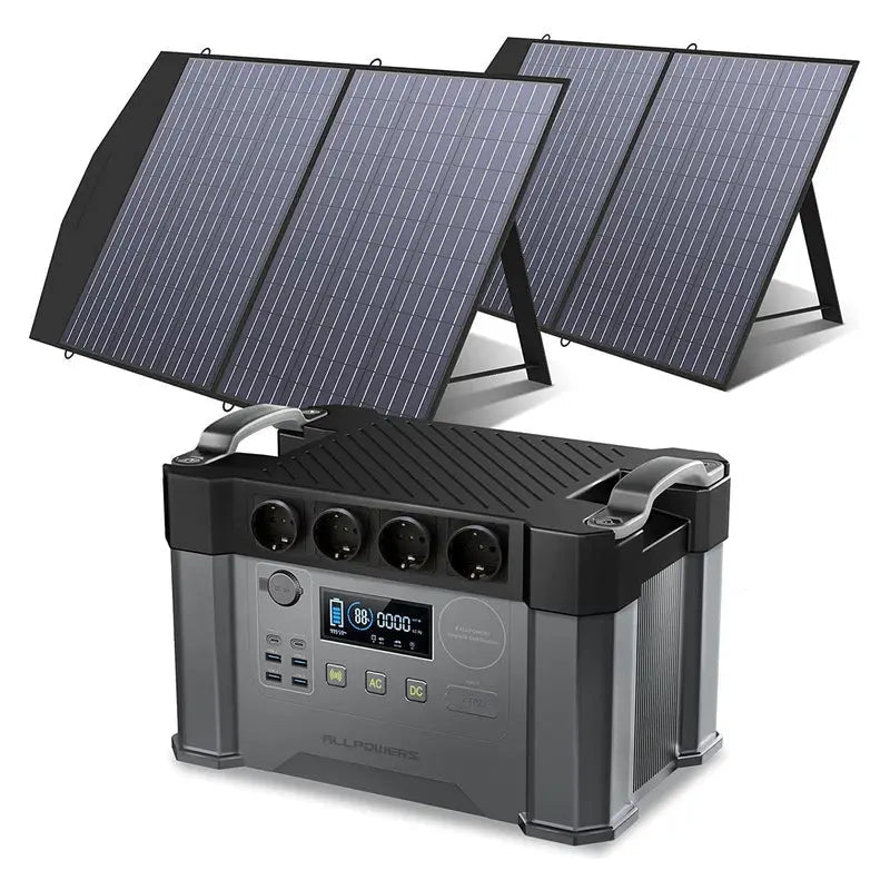 ALLPOWERS 2400W Générateur Solaire S2000 Pro avec PV 100W - Vanlife - Store