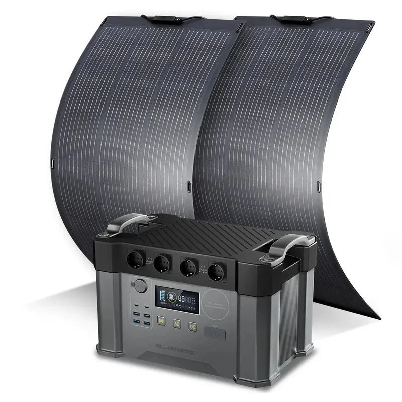 ALLPOWERS 2400W Générateur Solaire S2000 Pro avec PV 100W - Vanlife - Store