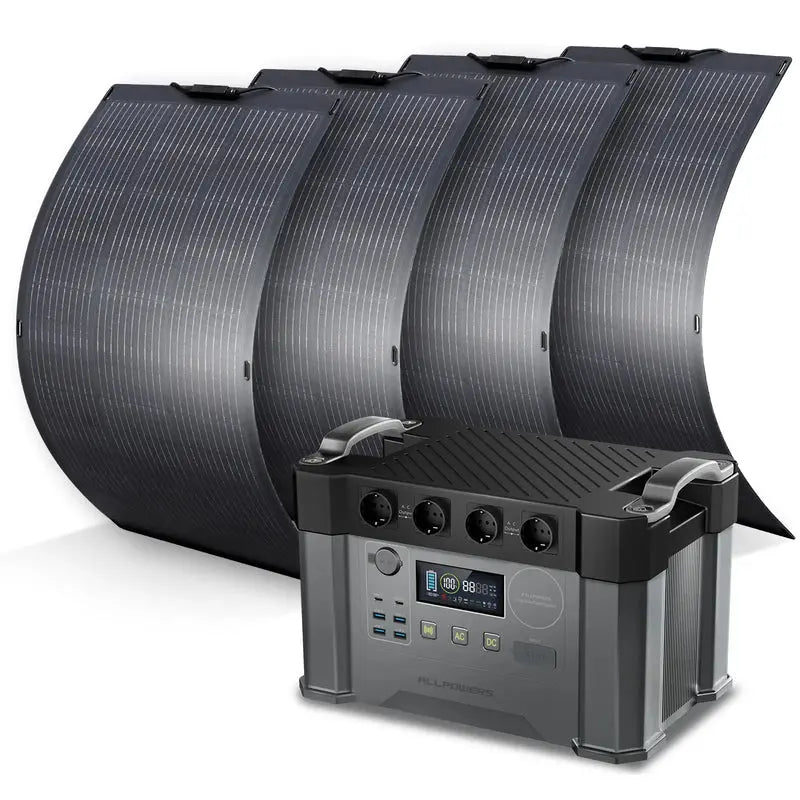 ALLPOWERS 2400W Générateur Solaire S2000 Pro avec PV 100W - Vanlife - Store