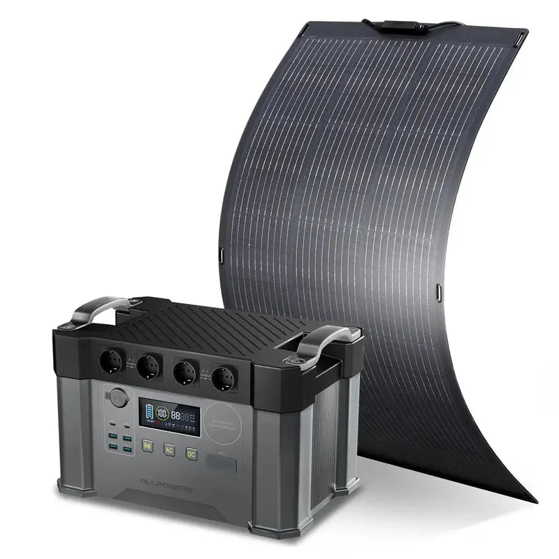 ALLPOWERS 2400W Générateur Solaire S2000 Pro avec PV 100W - Vanlife - Store
