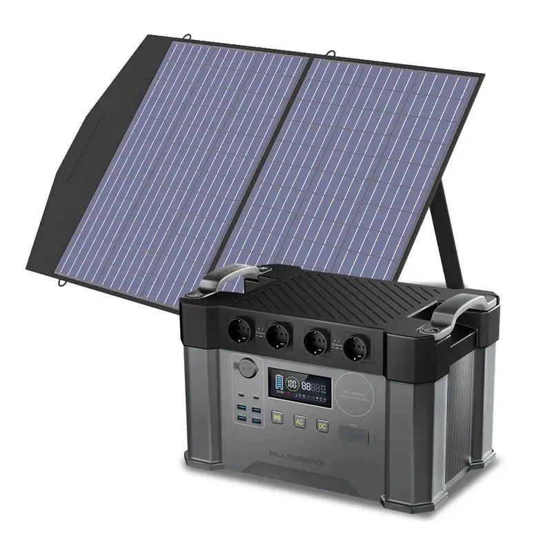 ALLPOWERS 2400W Générateur Solaire S2000 Pro avec PV 100W - Vanlife - Store