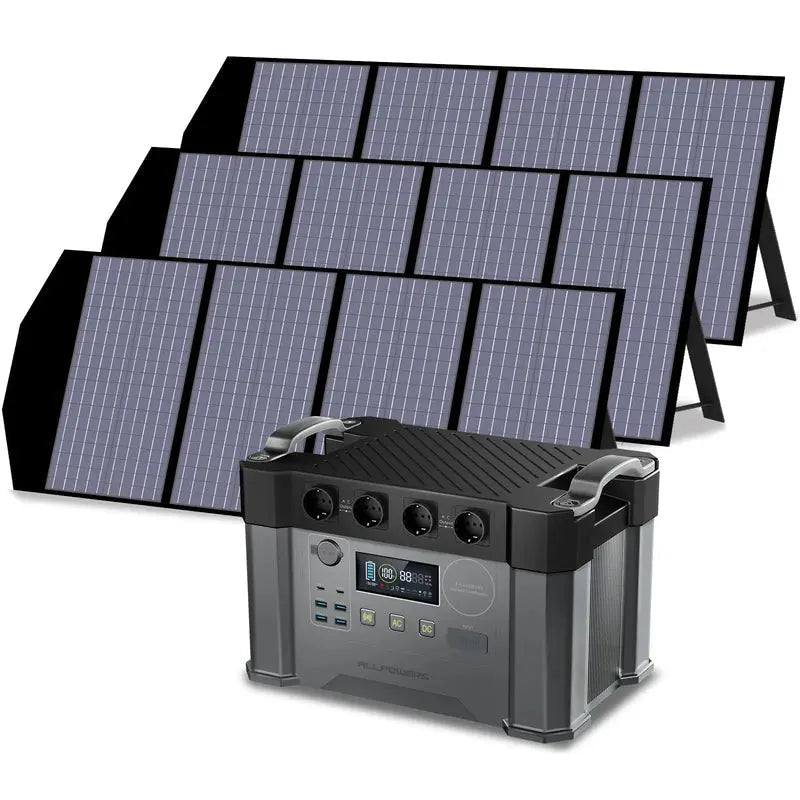 ALLPOWERS 2400W Générateur Solaire S2000 Pro avec PV 140W - Vanlife - Store