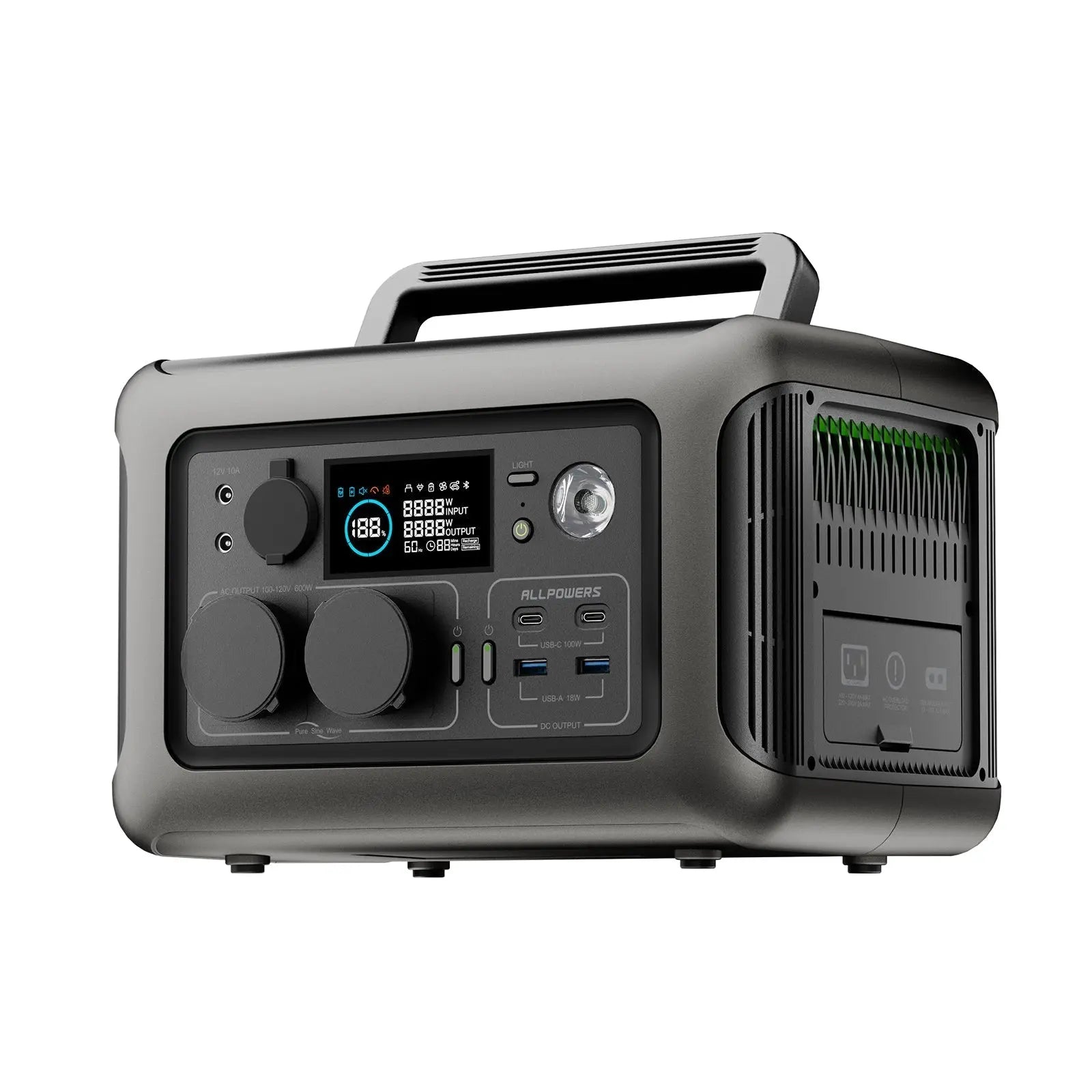 ALLPOWERS 600W Générateur Solaire R600 avec PV140W - Vanlife - Store