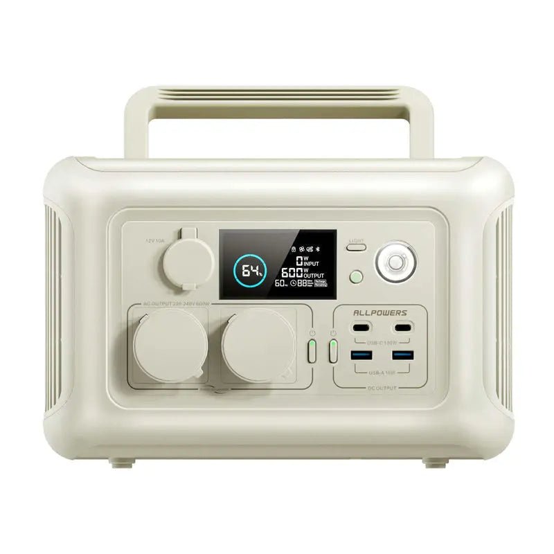 ALLPOWERS 600W Générateur Solaire R600 avec PV140W - Vanlife - Store
