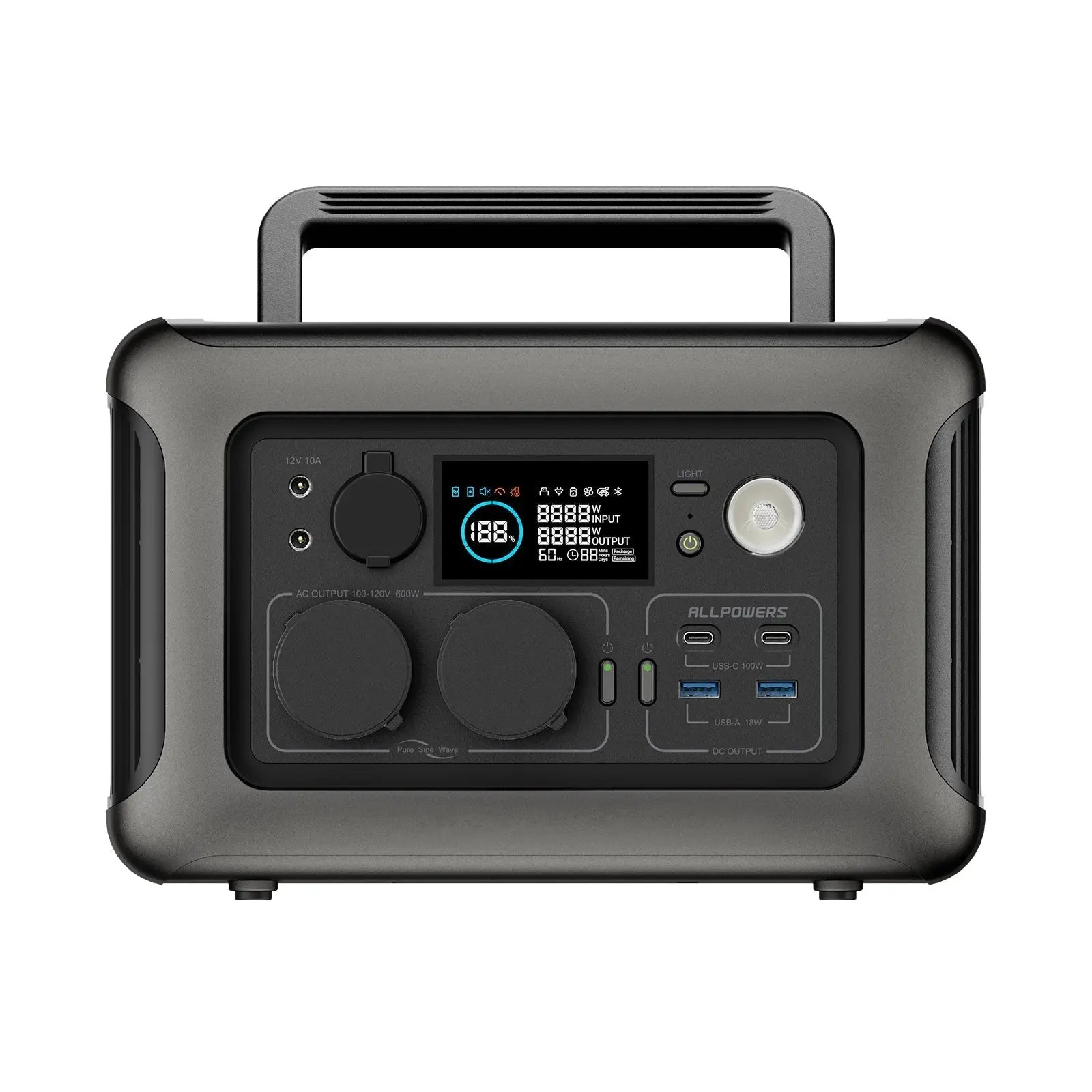 ALLPOWERS 600W Générateur Solaire R600 avec PV200W - Vanlife - Store