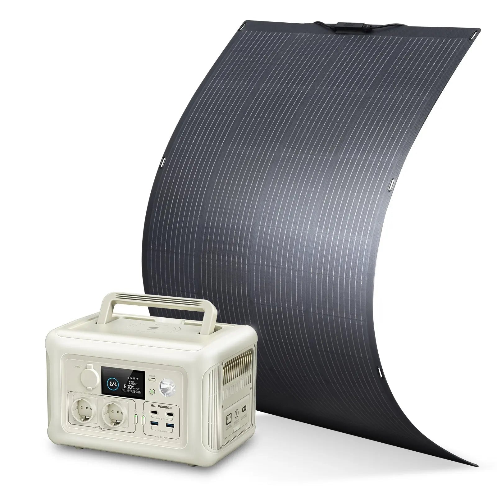 ALLPOWERS 600W Générateur Solaire R600 avec PV200W - Vanlife - Store