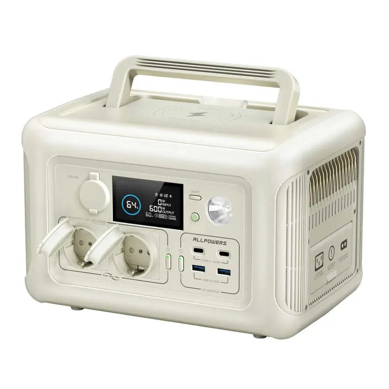 ALLPOWERS 600W Générateur Solaire R600 avec PV200W - Vanlife - Store