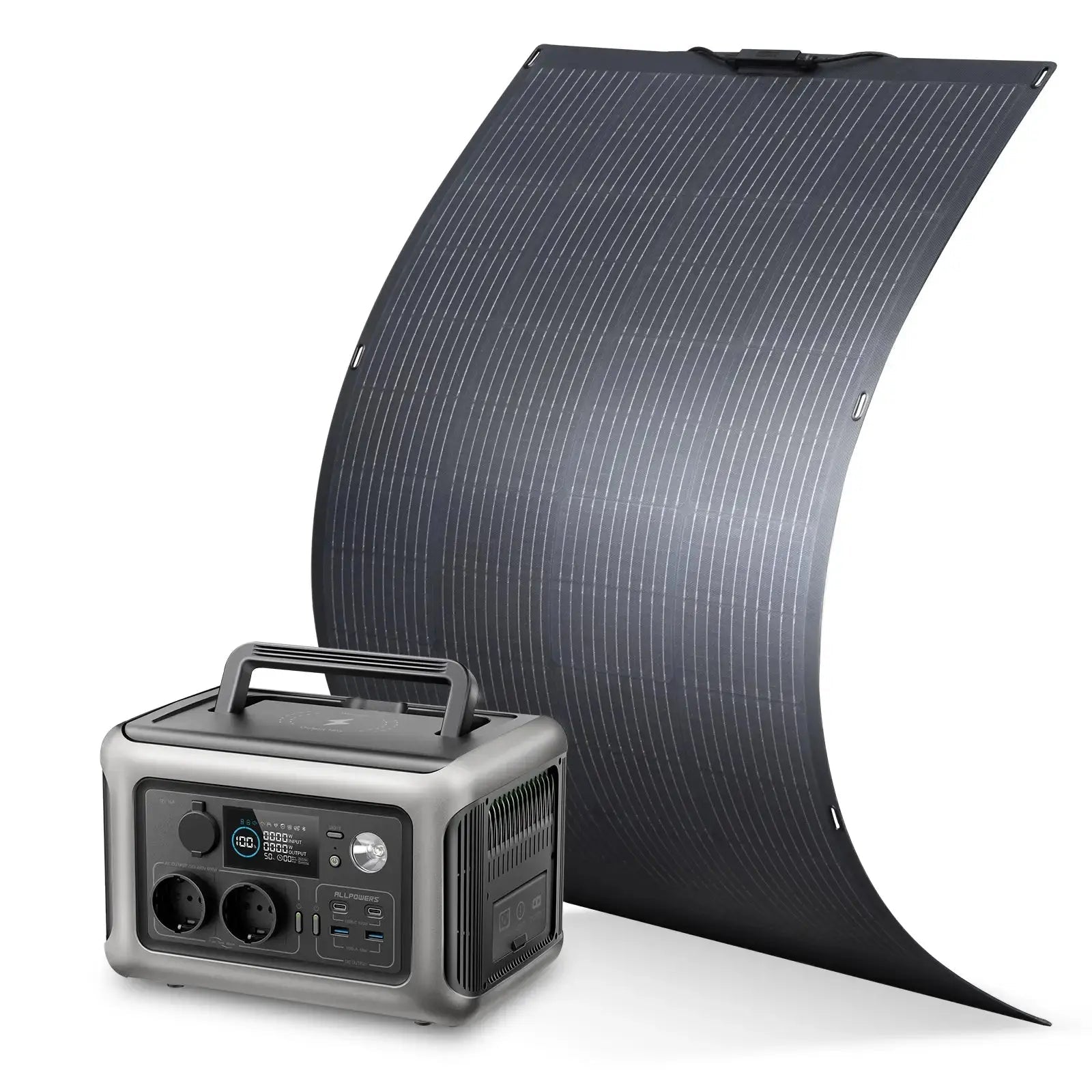 ALLPOWERS 600W Générateur Solaire R600 avec PV200W - Vanlife - Store