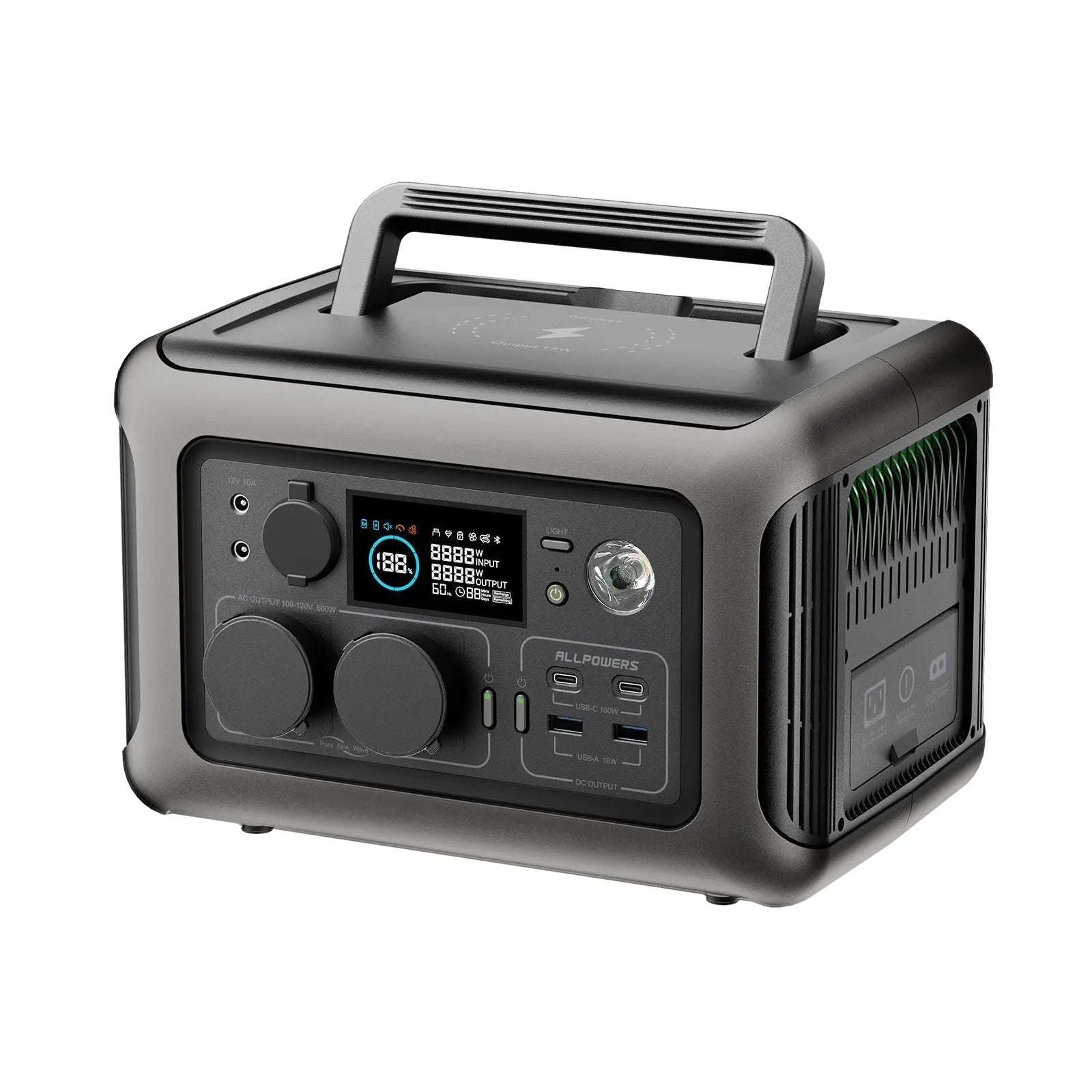 ALLPOWERS 600W Générateur Solaire R600 avec PV200W - Vanlife - Store