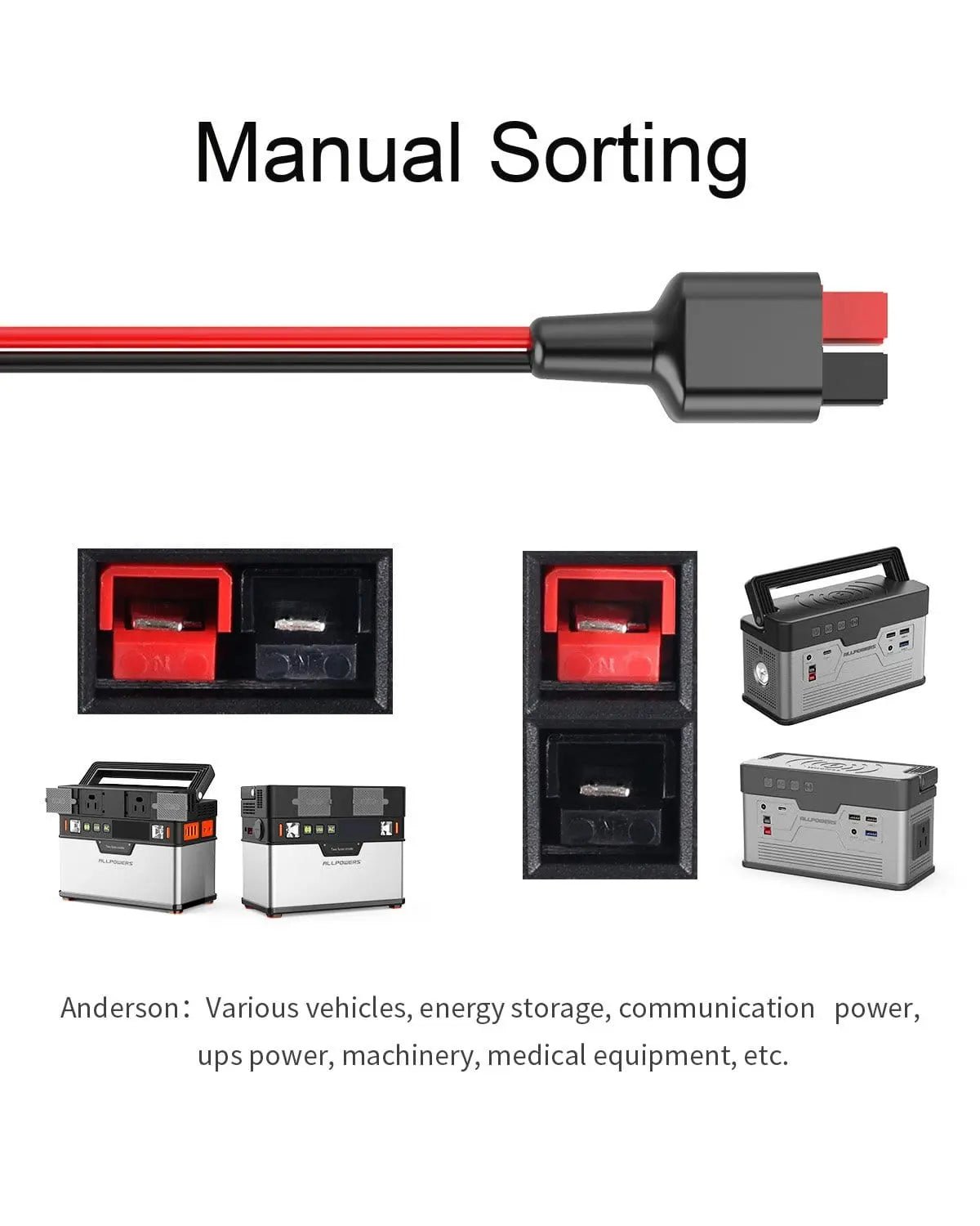 ALLPOWERS Câble adaptateur de connecteur Anderson - Vanlife - Store