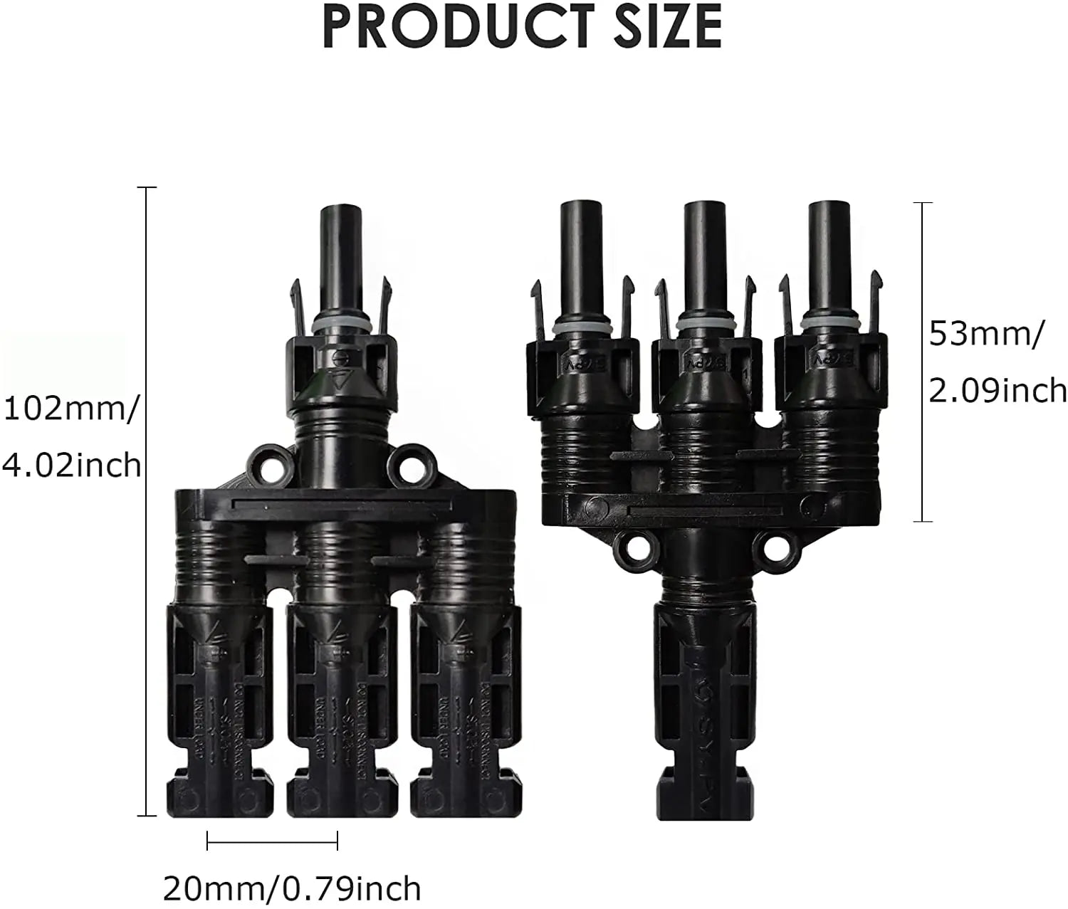 ALLPOWERS Connecteurs de dérivation solaire en T pour parallèle - Vanlife - Store