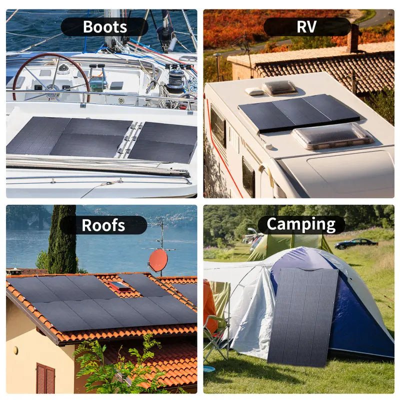 ALLPOWERS Générateur Solaire 1500W (S1500 PLUS + SF200 Panneau Solaire Flexible 200W) - Vanlife - Store