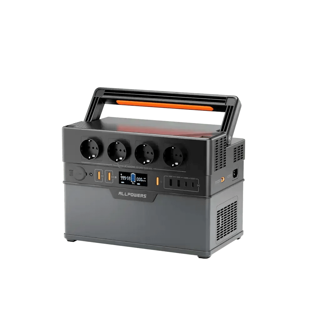 ALLPOWERS Générateur Solaire 1500W (S1500 PLUS + SF200 Panneau Solaire Flexible 200W) - Vanlife - Store
