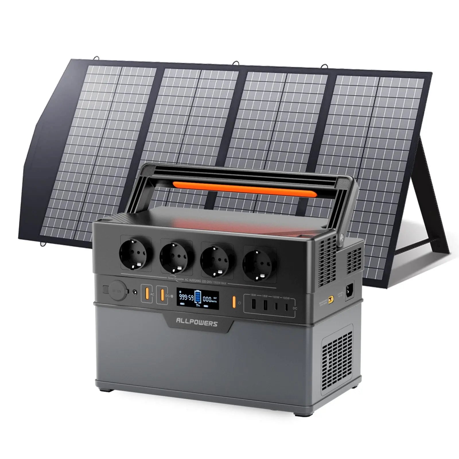 ALLPOWERS Générateur Solaire 1500W (S1500 PLUS+ SP029 Panneau Solaire 140W) - Vanlife - Store